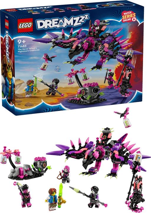 Produktbild LEGO Die Albtraumkreaturen der Nimmerhexe (71483, LEGO Dreamzzz)