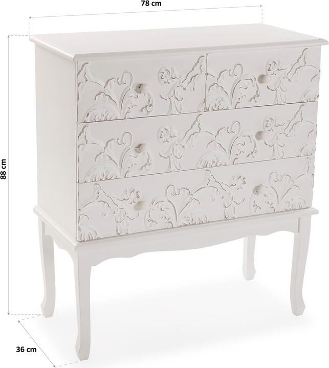 Produktbild Versa Linnet (36 x 78 x 88 cm)