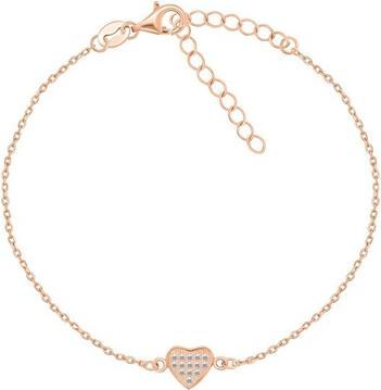 Actual product image Brilio Silver - Sparkling silver hoop earrings EA102WRBW