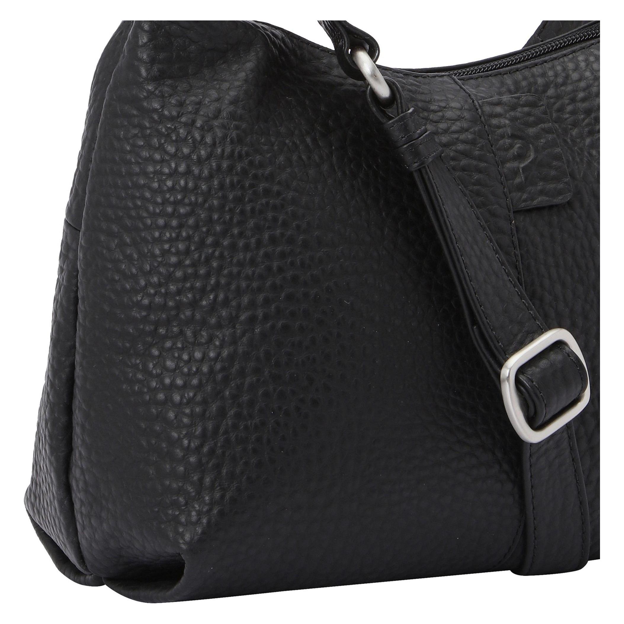 Voi, Damen, Handtasche, Hirsch Umhängetasche Leder 25.5 Cm, Schwarz