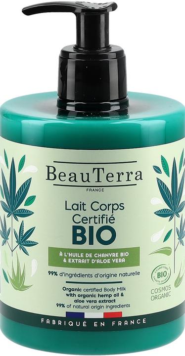 Produktbild BeauTerra Körpermilch Hanf & Aloe Vera Bio Fl 500 ml (Körpermilch, 500 ml)