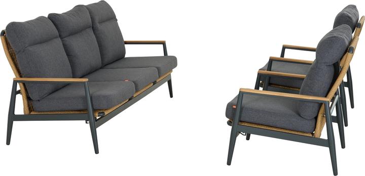 Produktbild Siena Garden Roma Lounge Set, 3 teilig