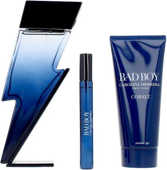 Produktbild Carolina Herrera Bad Boy Cobalt Eau De Parfum 100ml Eau De Parfum 10ml Shower Gel 100ml