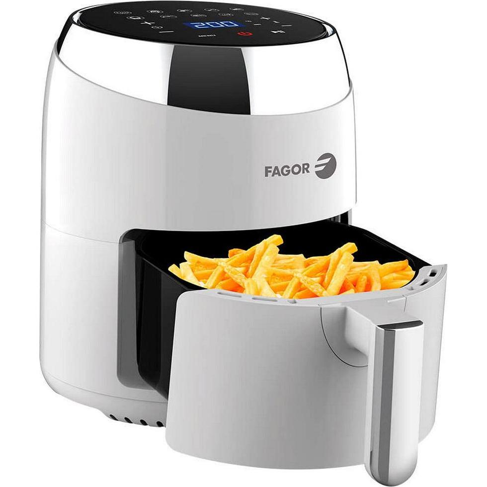 Fagor Heissluftfritteuse Naturfry Weiss 1400 W 3,5 L, Fritteuse, Weiss
