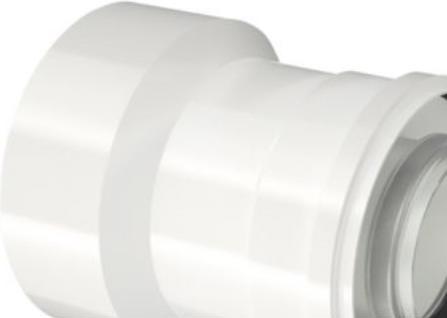 Produktbild Bosch Hausgeräte DN80/125 - DN60/100 - Reduktion für balancierten Abgang (Rohrreduktion)