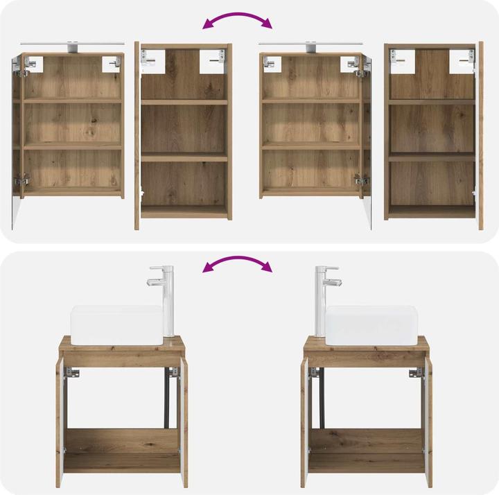 Produktbild vidaXL Badezimmerschrank-Set