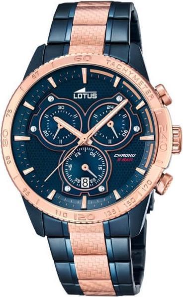 Produktbild Lotus HERRENUHR MIT BLAUEM ZIFFERBLATT 18330/2 (42 mm)