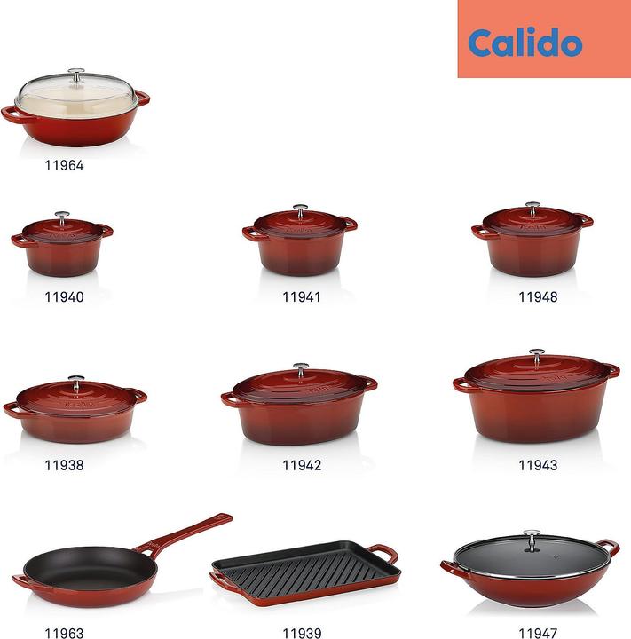 Actual product image Kela Calido (24 cm, Casserole + Stewpot, Cast iron)