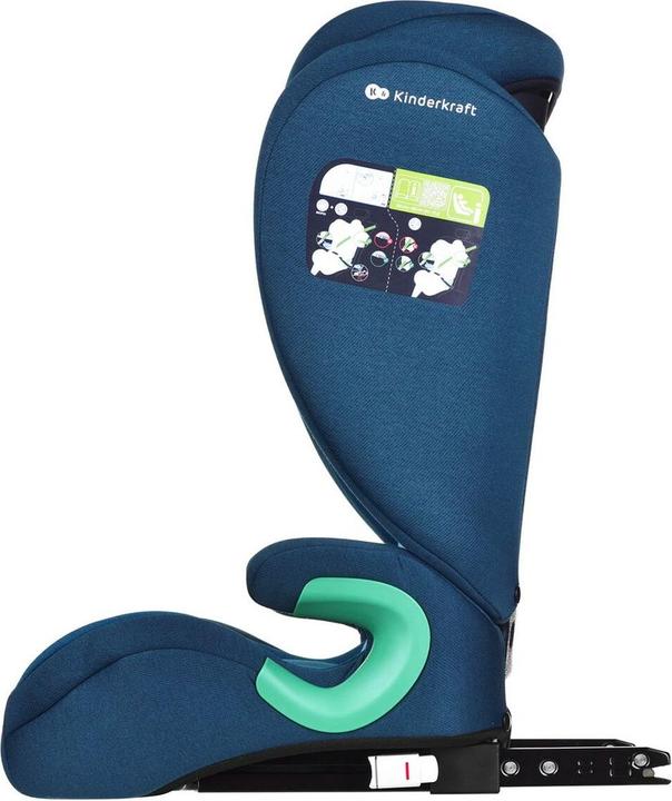 Immagine prodotto KinderKraft Junior Fix 2 Taglia I Blu Porto (Seggiolino per bambini, ECE R129/i-Size Standard)