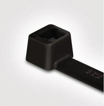 Actual product image HellermannTyton Cable tie black 150x3,6mm (Plastic cable ties, 150 mm, 100 pcs.)