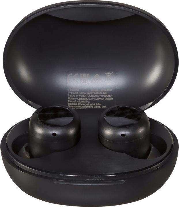 Actual product image realme buds Q2 black (ANC, 20 h, Cable)