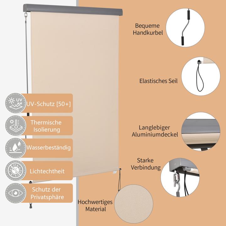 Produktbild Outsunny Senkrechtmarkise (1.20 m)