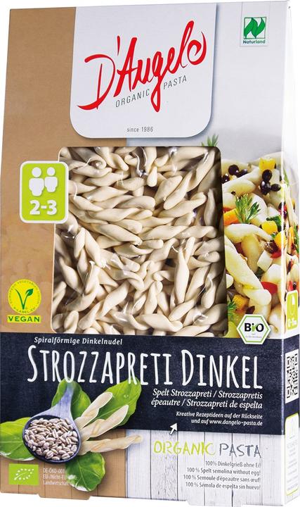 D'Angelo Pasta Strozzapreti Dinkel Bio (250 g)