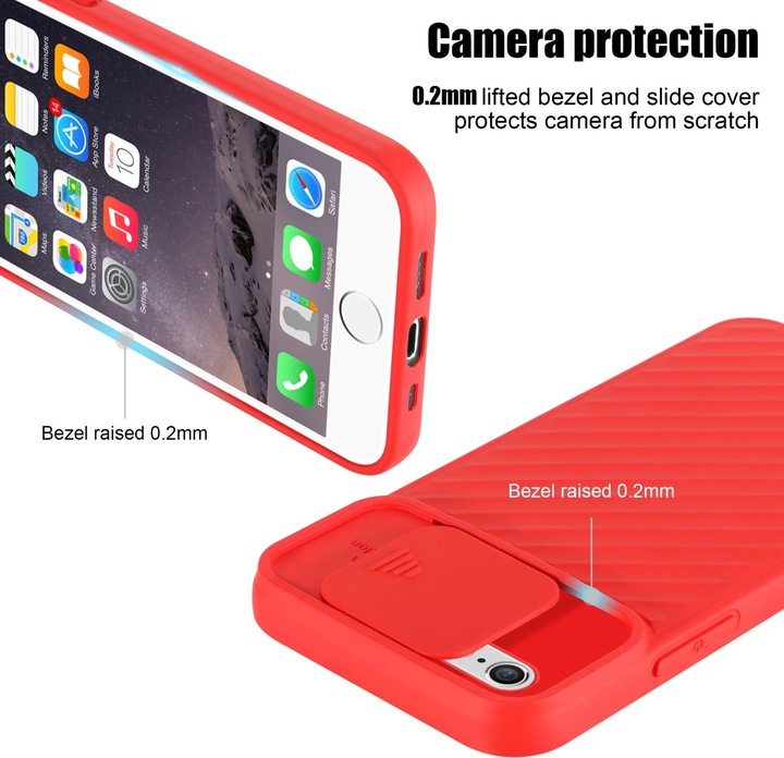 Image du produit Cadorabo Couverture TPU avec protection pour appareil photo (Apple iPhone 6 Plus)