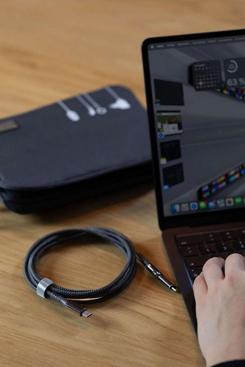 Actual product image Troika SPEEDY XL Ladekabel High-Speed, schwarz (2 m, USB 2.0, 100 W)