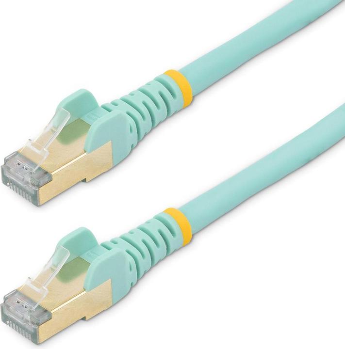 Produktbild StarTech Patch Cable Cat6a 1m Aqua (STP, CAT6a, 1 m)