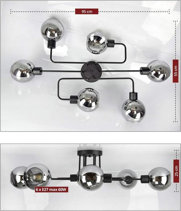 Produktbild FKL Design Lampada a Sospensione da Soffitto Sfera (E27)
