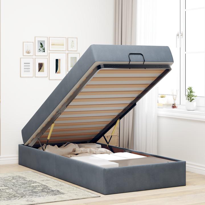 Actual product image vidaXL Storage bed (90 x 190 cm)