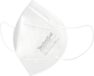 Actual product image TechniSat TECHNIMASK FFP2 mask (mouth and nose covering, 5-layer disposable mask made of high-quality (20 x)