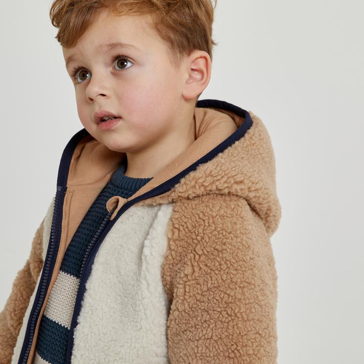 Immagine prodotto La Redoute Collections Giacca con cappuccio in pile Teddy (94)