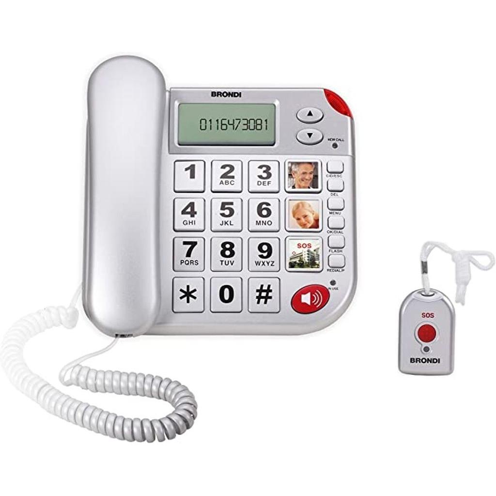 NoName Brondi Superbravo 2 - Desk phone for the hearing impaired, Telefon