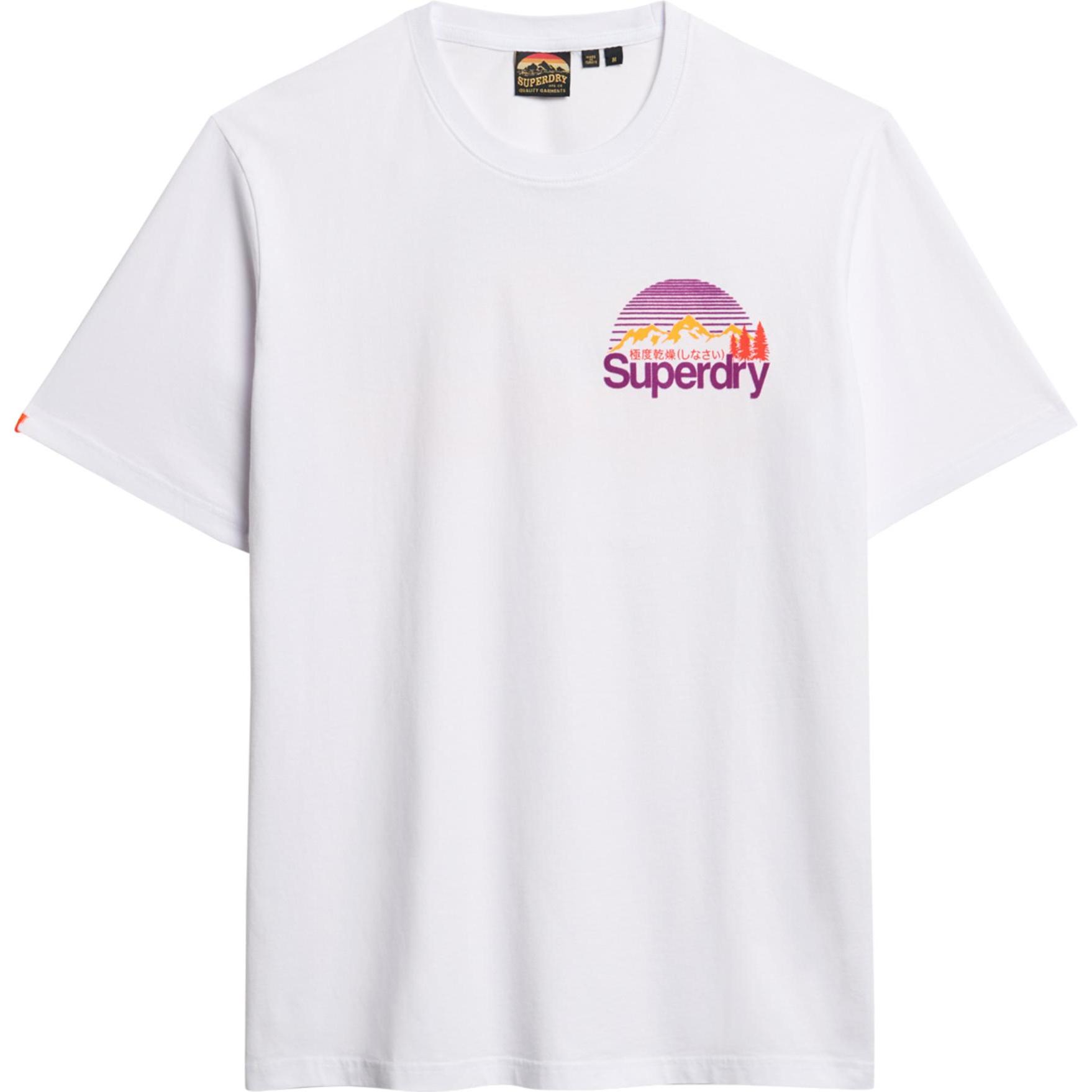 Thumbnail - Superdry, Herren, Shirt, Cl Great Outdoors Chest, Weiss, (S)
