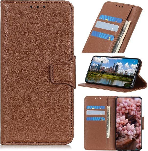 Actual product image MU Classic Litchi Leather Bookcover Series (Motorola Edge)