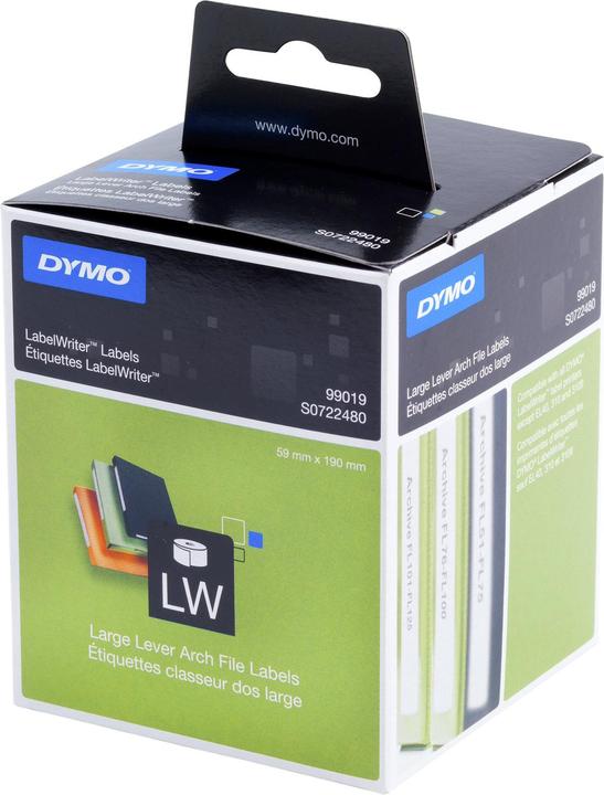 Actual product image Dymo Folder labels