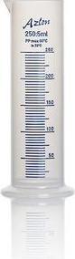 RS PRO PP graduated cylinder with scale, 250ml, ø 54mm, L. 192mm
