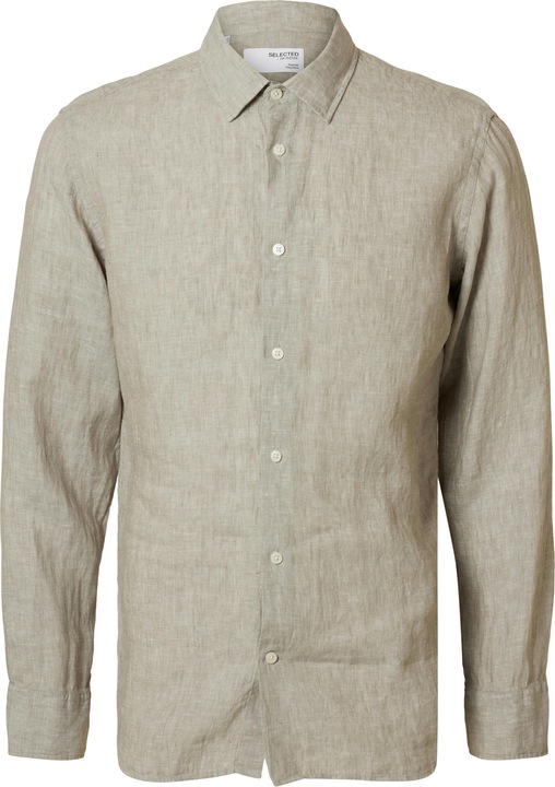Slhregkylian-Linen Shirt Ls Classic Noos