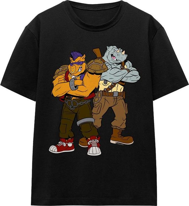 Immagine prodotto Teenage Mutant NT Maglietta Bebop & Rocksteady Adulto Unisex (M)