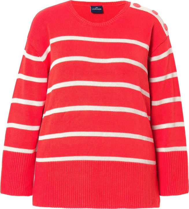 Produktbild Laurasøn Ringel Strickpullover, Langarm, Rundhals (40)
