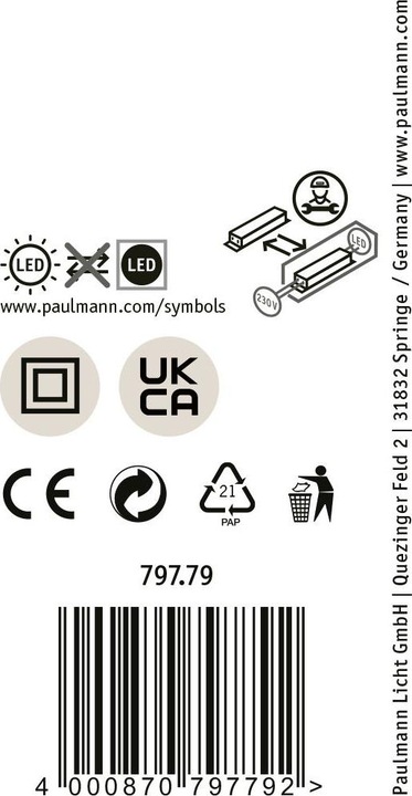 Image du produit Paulmann Luminaires Puric Pane (1900 lm)