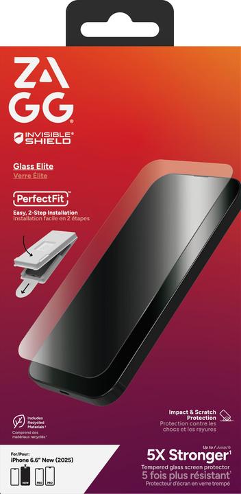 Produktbild Zagg Glass Elite (1 Stk., Apple iPhone 17 Pro)