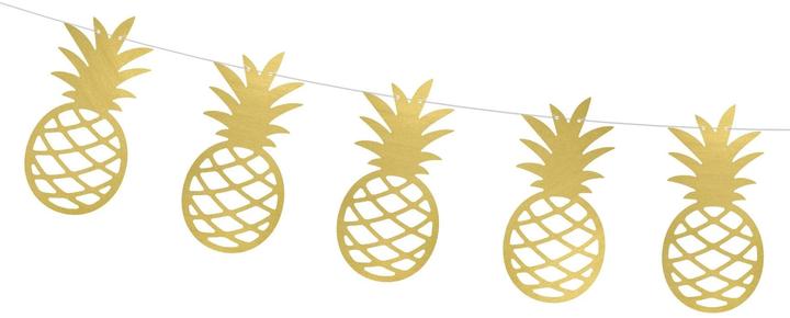 Image du produit Amscan Guirlande Ananas D'or 1.5m
