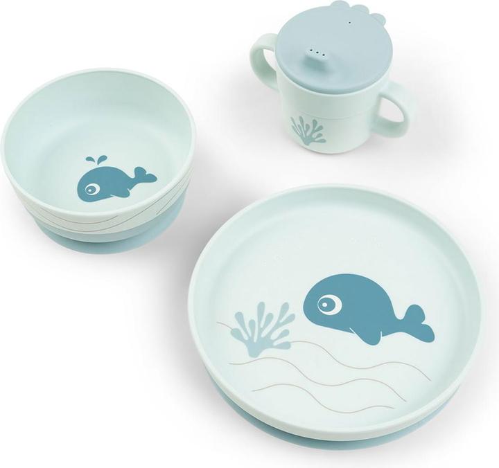 Done by Deer Geschirr Set Foodie Wally Blau