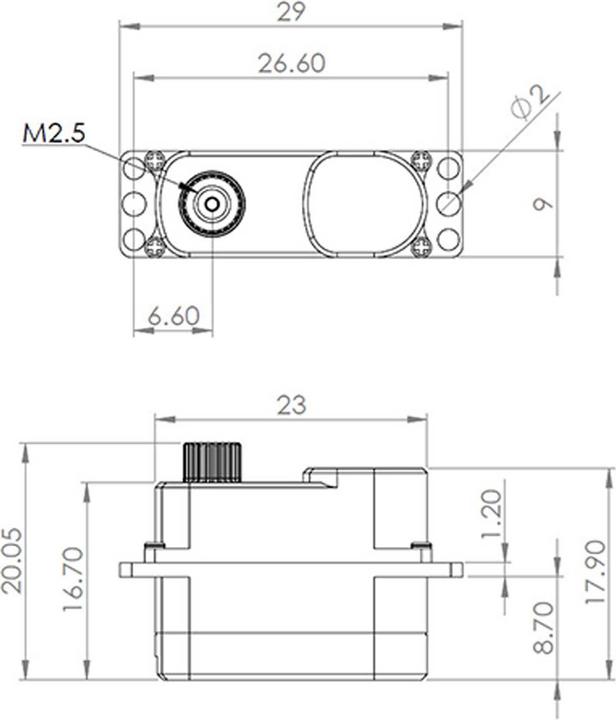 Produktbild Mks hv75k digital servo typ "a"