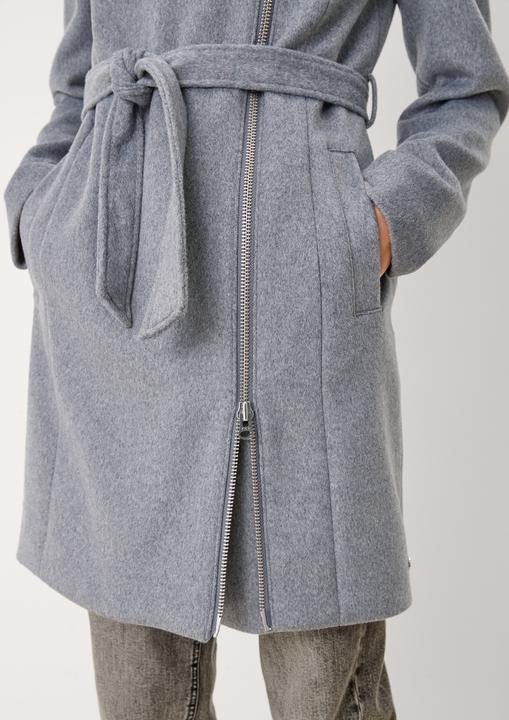 Immagine prodotto S.Oliver Outdoor-Mantel Kapuzenmantel aus flauschigem Wollmix