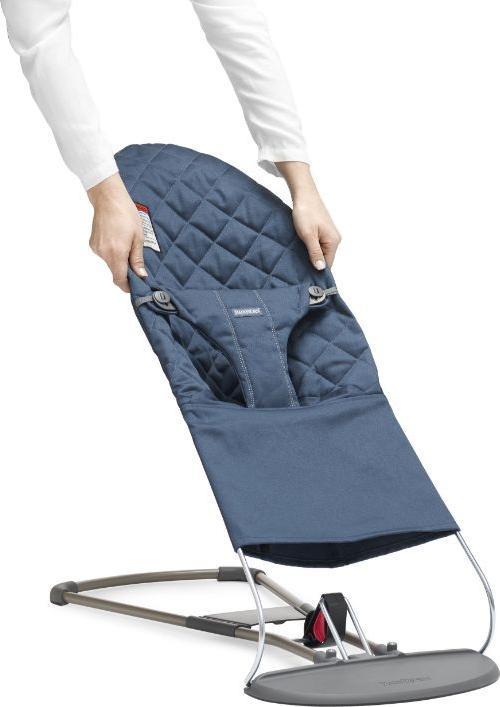 Actual product image BabyBjörn Woven Replacement Fabric for Baby Chair, Midnight Blue