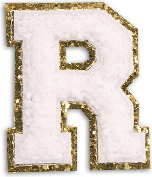 Produktbild PhoneLook Sticker Aufkleber für Handy/Tablet/Computer 3D gestickt Buchstabe R