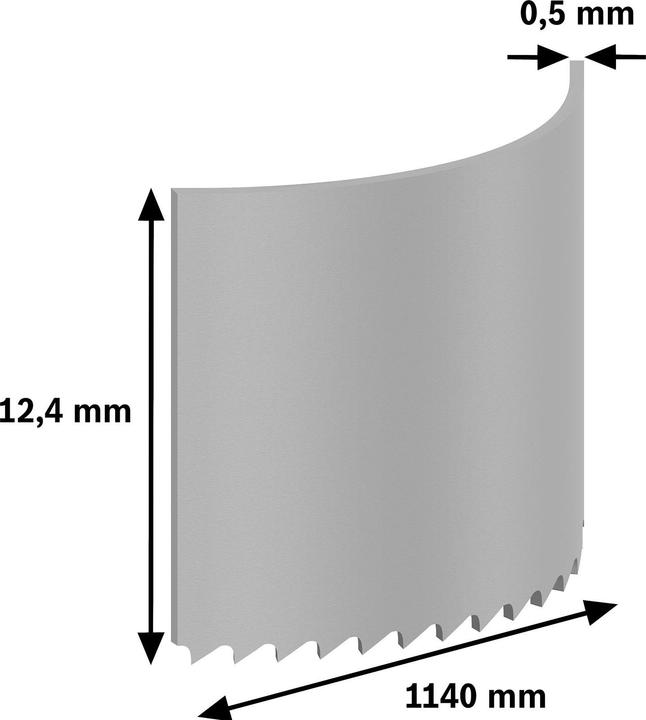 Produktbild Bosch Professional Zubehör PRO CB4424 Bandsägeblatt, 1140 mm, 2-tlg.