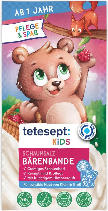 Actual product image Tetesept Kids Foaming Salt Bear Gang 25g (Bath salts)
