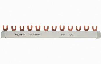 Produktbild Legrand Gabelkammschiene 3P1FI+8L10