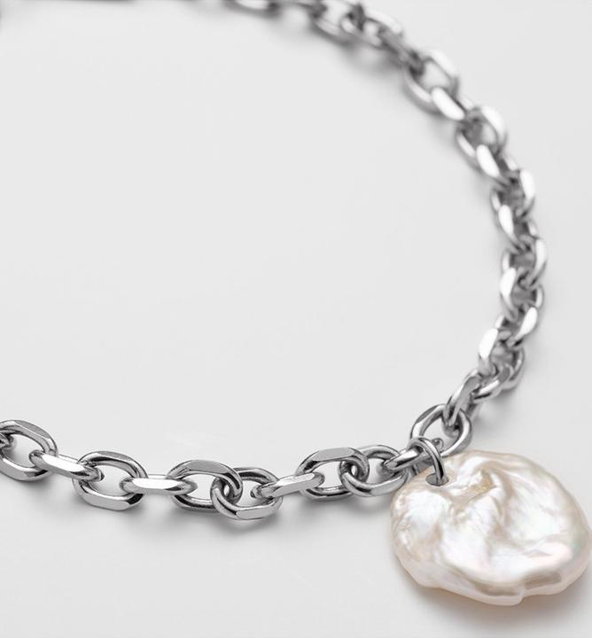 Produktbild Paul Hewitt Treasure Armband Silber Perle (19 cm, Edelstahl)