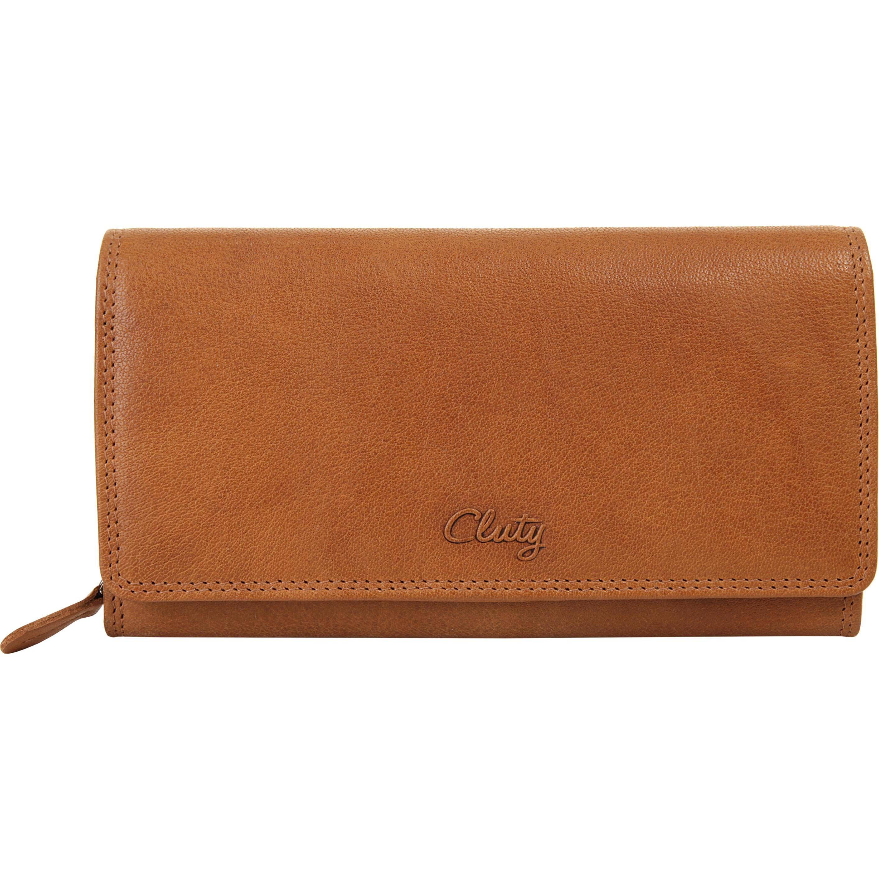 Cluty, Portemonnaie, Geldbörse, Braun