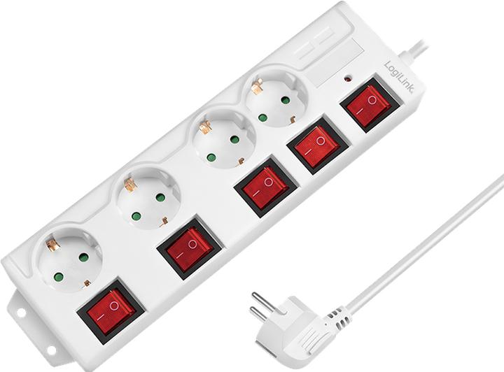Actual product image LogiLink 4x CEE 7/3 max (4 x, CEE 7/3, 1.50 m)
