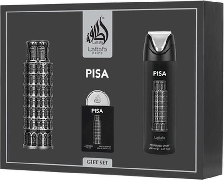 Immagine prodotto Lattafa Perfumes Lattafa Pride Pisa Men Eau De Parfum 100ml Eau De Parfum 20ml Deodorant 200ml (Set di profumi)