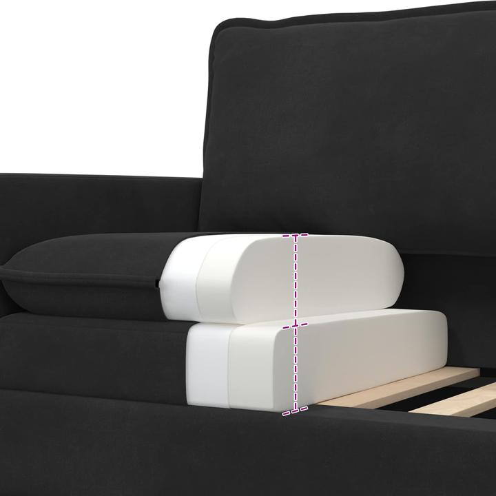 Produktbild vidaXL Modernes Sofa (2-Sitzer)