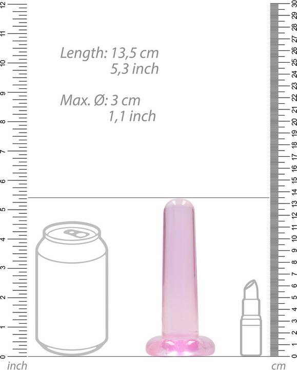 Produktbild RealRock Non Realistic Dildo With Suction Cup 5,3" / 13,5cm