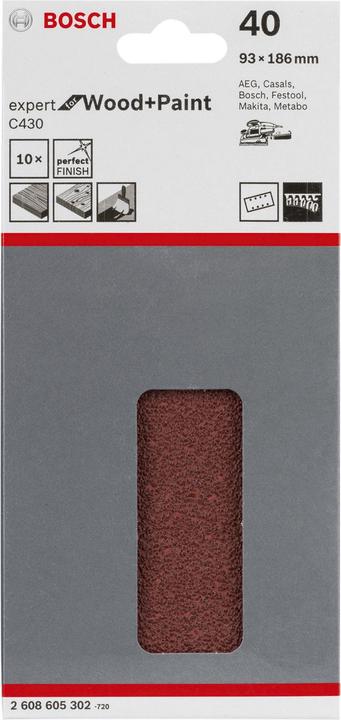Produktbild Bosch Professional Zubehör Schleifblatt C430 (40)